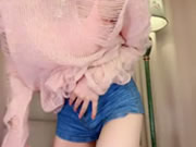 純欲系美女牛仔短褲跳小騷舞脫光光